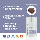 BosVolumize Hair Thickening Fibers -- Black